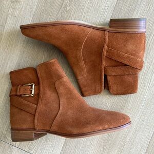 MICHAEL MICHAEL KORS LEATHER SUEDE ANKLE BOOTS SIZE 8